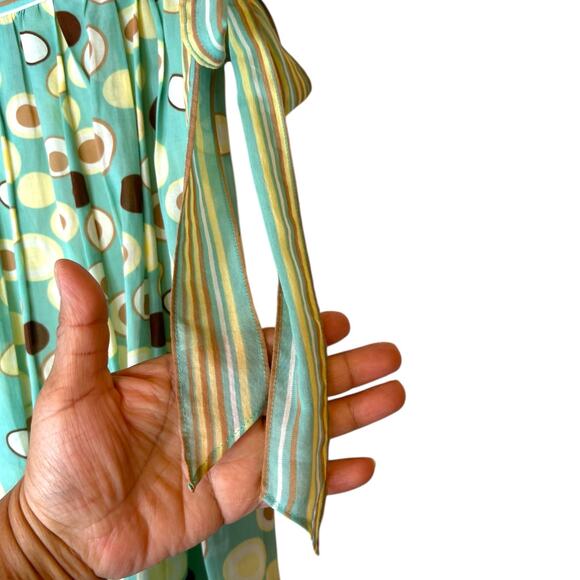 Max Studio Polka Dot Skirt Silk Cotton Blend Retro Inspired Women's Small - Picture 3 of 12